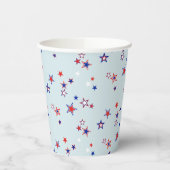 アメリカ愛国的スターリーフィールド 紙コップ (左)