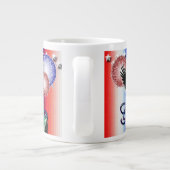 アメリカ愛国的スター&ストライプシズジャンボマグ ジャンボコーヒーマグカップ (裏面)