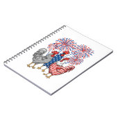 アメリカ愛国的チキンUSA 7月4日 ノートブック (左側)