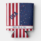 アメリカ愛国的パーティーお祝い7月4日 缶クーラー (正面)