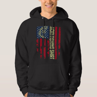 アメリカ愛国的ラッキー魚釣りfor魚釣りTee パーカ