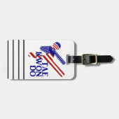 アメリカ愛国的武術アーツテコンド ラゲッジタグ (正面横)