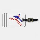 アメリカ愛国的武術アーツテコンド ラゲッジタグ (正面横)