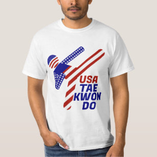 アメリカ愛国的武術アーツテコンド Tシャツ