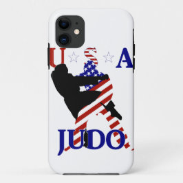アメリカ愛国的武術芸術柔道 iPhone 11 ケース