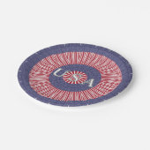 アメリカ愛国的紙プレート ペーパープレート (アングル)