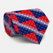 アメリカ愛国的赤白青 ネクタイ (ロール)