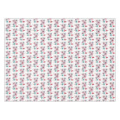 アメリカ愛国的7月4日ロケット打ちポップ・アートの上げ テーブルクロス (正面(横))