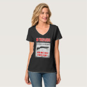 アメリカ愛国者への不法侵入は禁じられている Tシャツ (正面フル)