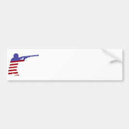 アメリカ愛国者ライフル射撃 バンパーステッカー