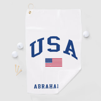 アメリカ愛国者独立記念日アメリカ国旗 ゴルフタオル