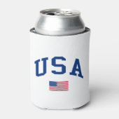 アメリカ愛国者独立記念日アメリカ国旗 缶クーラー (缶正面)