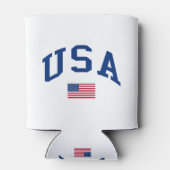 アメリカ愛国者独立記念日アメリカ国旗 缶クーラー (裏面)