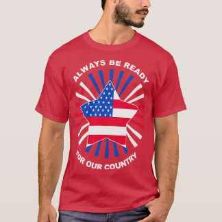 アメリカ愛国者1 Tシャツ