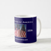 アメリカ愛国者250周年記念 コーヒーマグカップ (正面右)