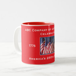 アメリカ愛国者250周年記念 ツートーンマグカップ