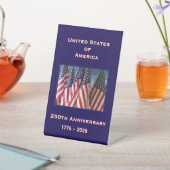 アメリカ愛国者250周年記念 台座サイン (インサイチュ)