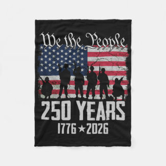 アメリカ愛国者250周年記念 250年 7月4日 フリースブランケット