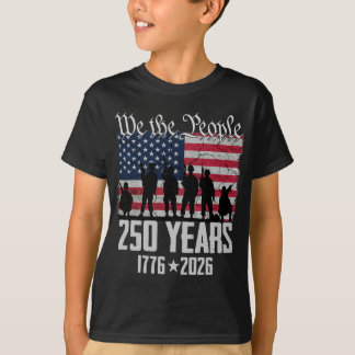 アメリカ愛国者250周年記念 250年 7月4日 Tシャツ