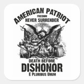 アメリカ愛国者3 スクエアシール (正面)