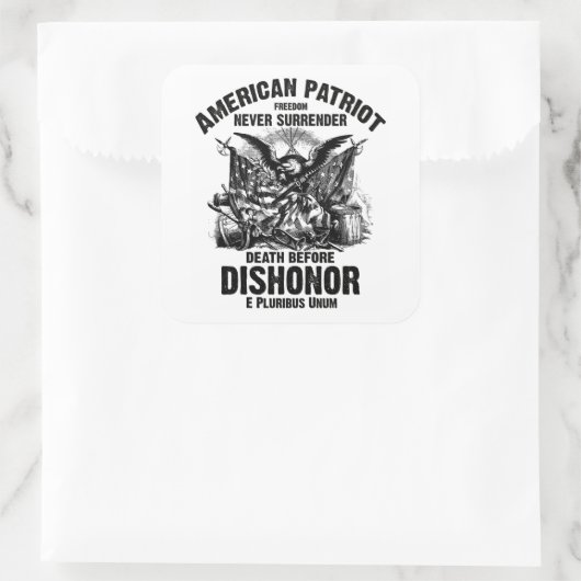 アメリカ愛国者3 スクエアシール (バッグ)