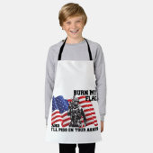 アメリカ愛国者 エプロン (着用した状態)