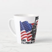 アメリカ愛国者 カフェラテマグ (左アングル)
