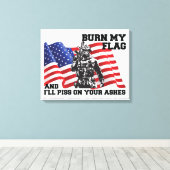 アメリカ愛国者 キャンバスプリント (インサイチュ (ウッドフロア))