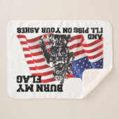 アメリカ愛国者 シェルパブランケット (正面(横))