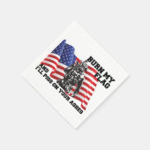アメリカ愛国者 スタンダードカクテルナプキン (角)
