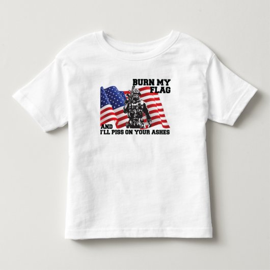 アメリカ愛国者 トドラーTシャツ (正面)