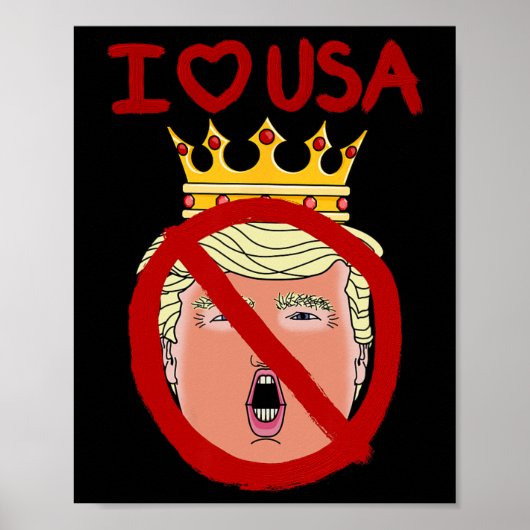 アメリカ愛国者 トランプ反対派 ポスター (正面)