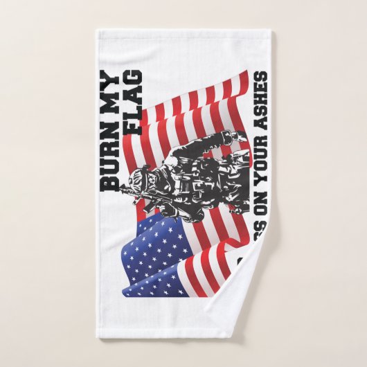 アメリカ愛国者 ハンドタオル (ハンドタオル)