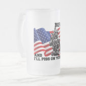 アメリカ愛国者 フロストグラスビールジョッキ (正面左)