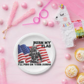 アメリカ愛国者 ペーパープレート (パーティー)