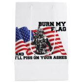 アメリカ愛国者 ミディアムペーパーバッグ (裏面)