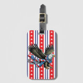 アメリカ愛国者 ラゲッジタグ (正面縦)