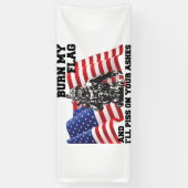 アメリカ愛国者 横断幕 (縦)