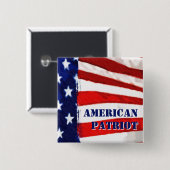 アメリカ愛国者 缶バッジ (正面&裏面)