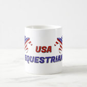 アメリカ愛国者 馬術ライダー コーヒーマグカップ (中央)