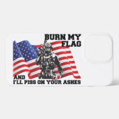 アメリカ愛国者 iPhoneケース (裏面横)