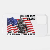 アメリカ愛国者 iPhoneケース (裏面横)