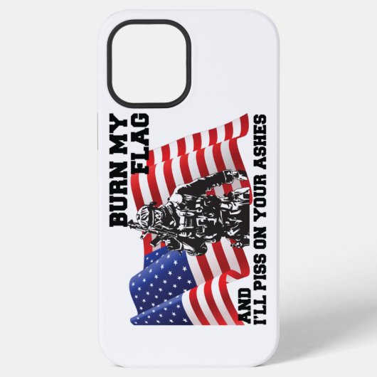 アメリカ愛国者 iPhoneケース (裏面)