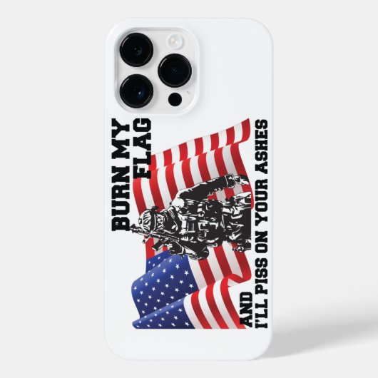 アメリカ愛国者 iPhoneケース (裏面)