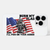 アメリカ愛国者 iPhoneケース (裏面横)