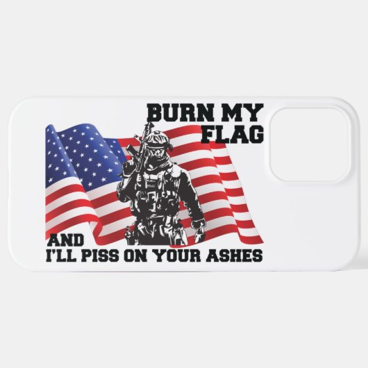 アメリカ愛国者 iPhoneケース (裏面横)