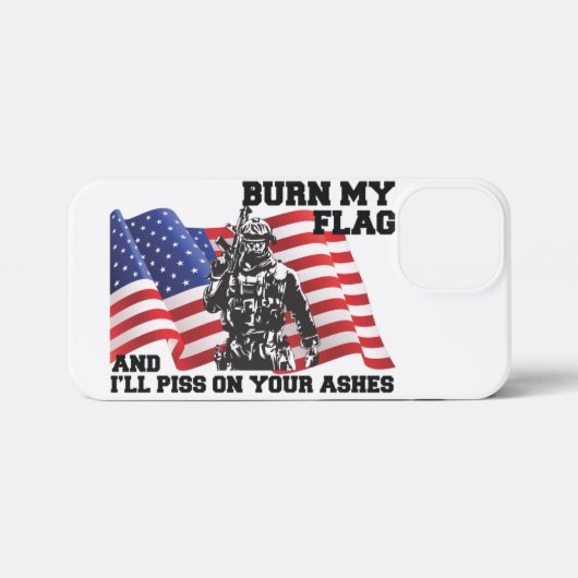 アメリカ愛国者 iPhoneケース (裏面横)