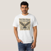 アメリカ愛国者Tシャツ - 永遠のアメリカ精神 デ Tシャツ (正面フル)