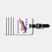 アメリカ愛国騎馬団 ラゲッジタグ (正面横)