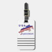 アメリカ愛国騎馬団 ラゲッジタグ (正面縦)